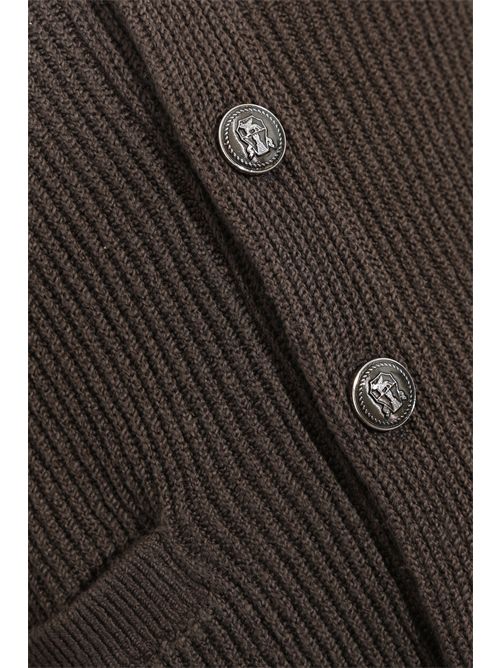 Cardigan in cotone a costine BRUNELLO CUCINELLI | MNI708606C2559